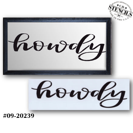 Convertibles: Howdy Stencil