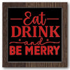 Eat Drink and Be Merry Stencil