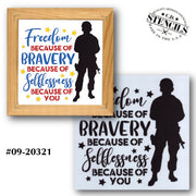 Freedom Because of Bravery