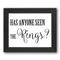 Has Anyone Seen the Rings? Stencil