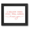 I Will Always Choose You Stencil