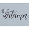 Hello Autumn Stencil