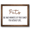 Pets - Only Members of Family You Like Stencil