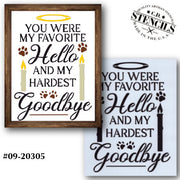 My Favorite Hello Stencil