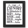 The Laundry Schedule Stencil