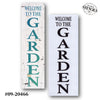 Welcome to the Garden Vertical Stencil