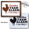 Farm Alarm Stencil