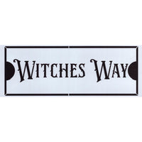 Witches Way Stencil