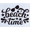 Beach Time Stencil