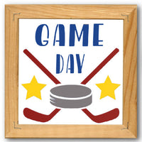 Game Day Hockey Stencil