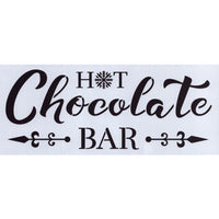 Hot Chocolate Bar Stencil