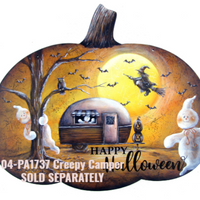 Squatty Pumpkin Plaque