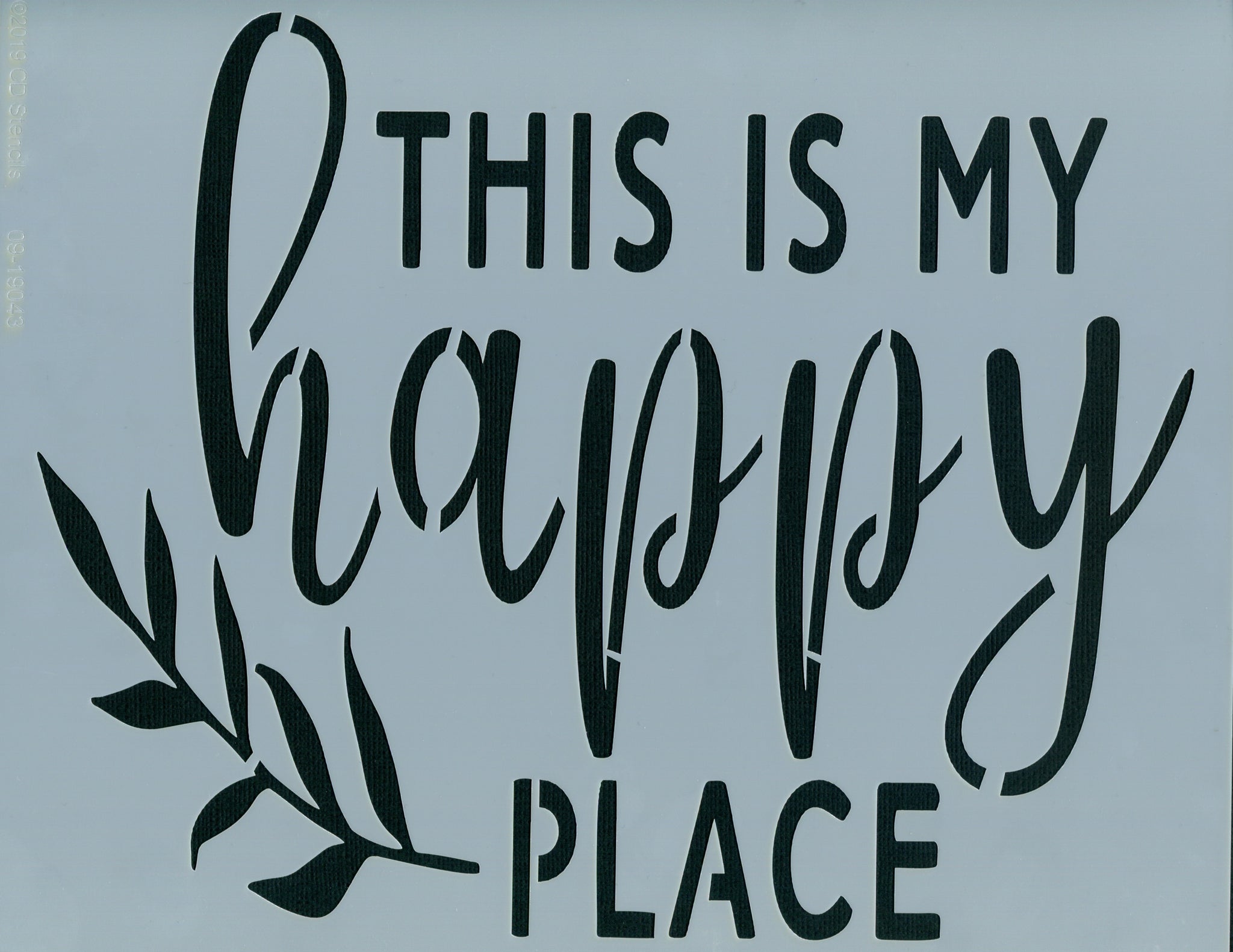 This is My Happy Place | CD Stencils