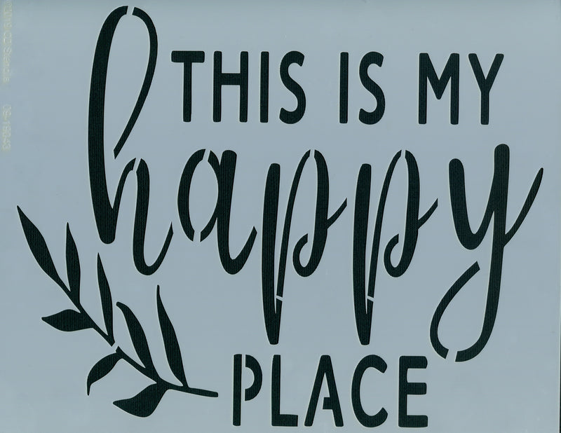 Gruppo di Stencil lettere d'amore - The Happy Place