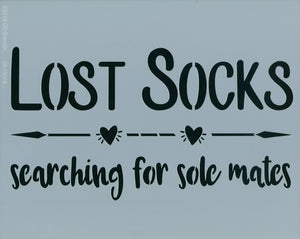 Lost Socks | CD Stencils