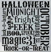 Halloween Subway Words