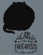 Cats are Best Therapists Stencil