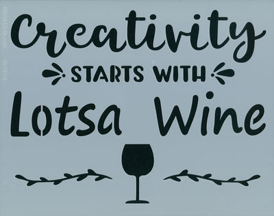 Creativity With Lotsa Wine