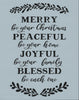 Merry Peaceful Joyful