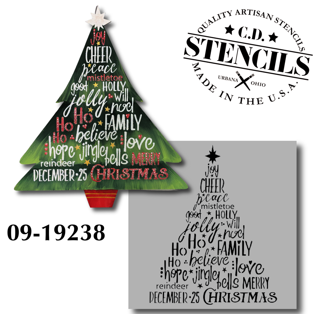 Christmas Word Tree