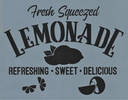 Fresh Squeezed Lemonade Stencil