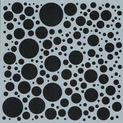 Bubble Explosion Background Stencil