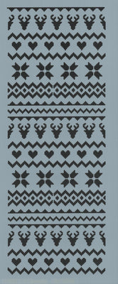 Sweater Knit Stencil