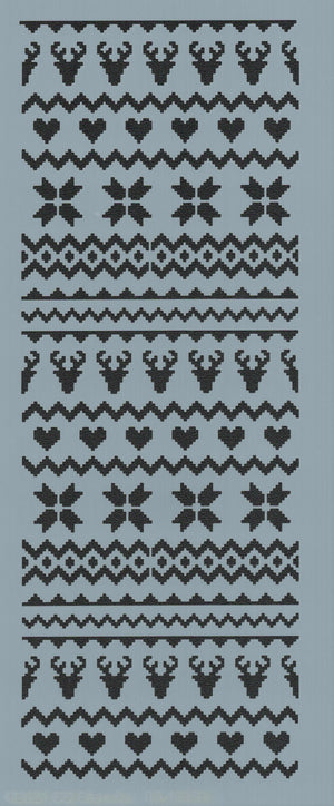 Sweater Knit Stencil