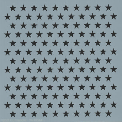 Star Background Stencil