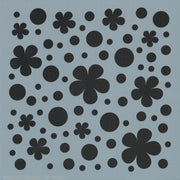 Floral Dot Background Stencil
