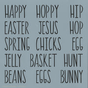 Dunn Inspired Easter Words Stencil