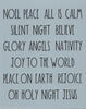 Dunn Inspired Religious Christmas Words Stencil