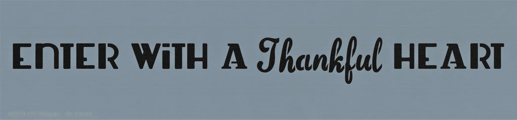 Thankful Heart Stencil