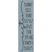 Easter List Stencil