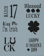 Word Blocks: March 17 Stencil