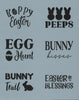 Word Blocks: Easter Stencil
