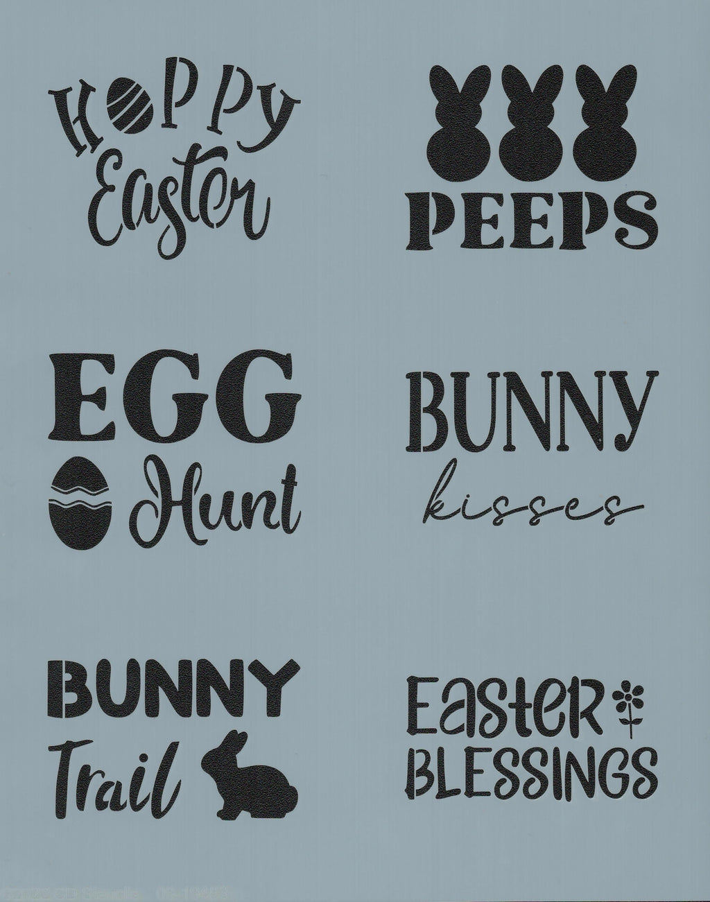 Word Blocks: Easter Stencil
