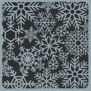 Snow Flurries Background Stencil