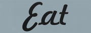 Simple Sayings:  Eat Script Stencil