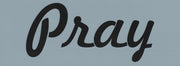 Simple Sayings:  Pray Script Stencil