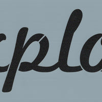 Simple Sayings:  Explore Script Stencil
