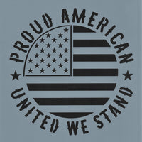 Proud American Stencil