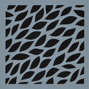 Blowing Leaves Background Stencil