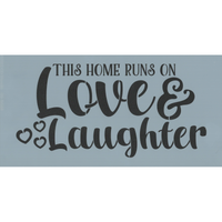 Love and Laughter Stencil