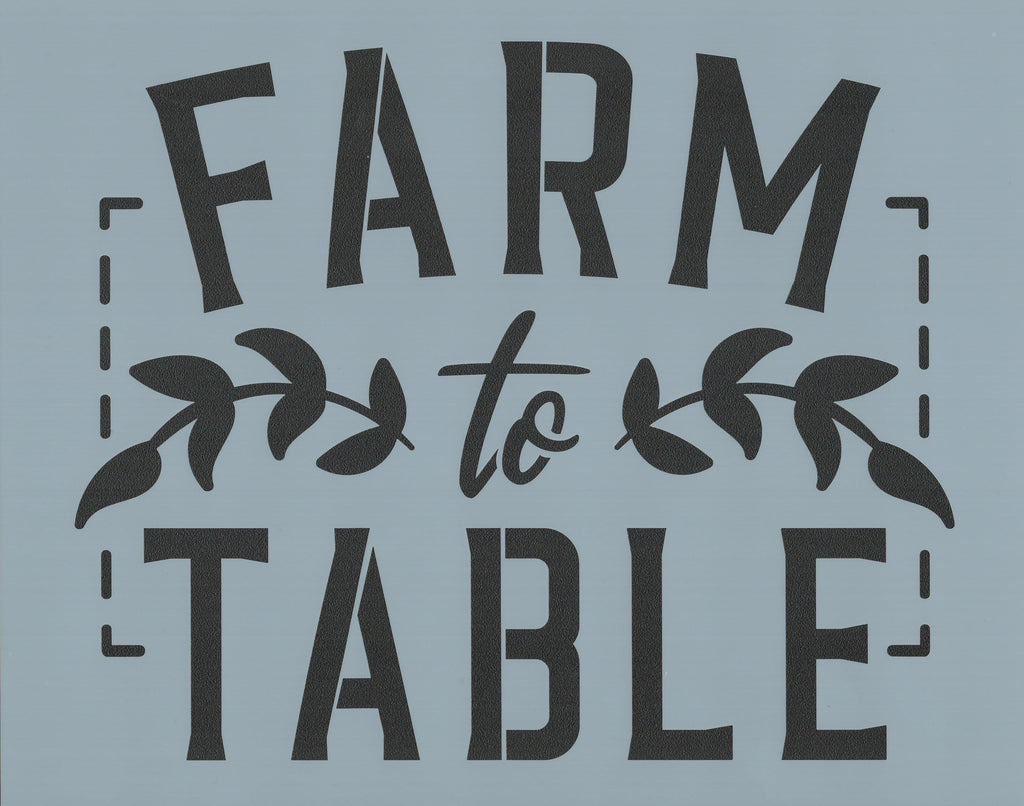 Farm to Table Stencil