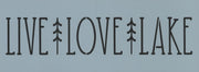Live Love Lake Stencil