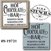 Hot Chocolate Bar Stencil
