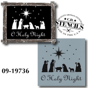 O Holy Night Stencil