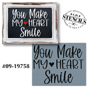 You Make My Heart Smile Stencil