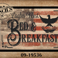 Eagles Nest Bed and Breakfast Stencil